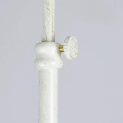 Giovanni Battista Deckenlampe Weiß Gold Shabby Chic aus Echt-Messing* Deckenleuchten|Esszimmer Lampen