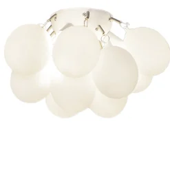 By Rydéns Deckenlampe Weiß matt B: 30 cm 3-flammig G9 Metall Glas* Deckenleuchten|Flurlampen