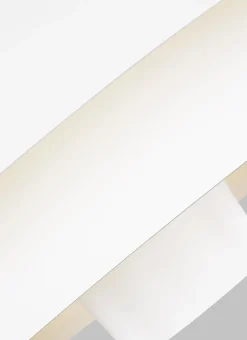 Outlet Elstead Deckenlampe Weiß Stahl Ø46cm Vintage Mid Century