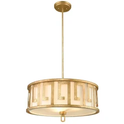 Online Elstead Deckenleuchte AIROSO Weiß kürzbar Vintage Lampe
