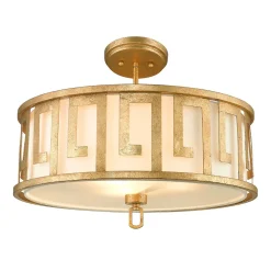 Online Elstead Deckenleuchte AIROSO Weiß kürzbar Vintage Lampe