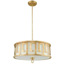 Online Elstead Deckenleuchte AIROSO Weiß kürzbar Vintage Lampe