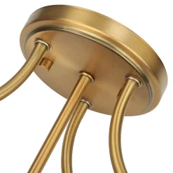 Elstead Deckenleuchte ALVER Ø32cm in Messing Design Lampe* Deckenleuchten|Flurlampen