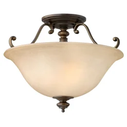 Elstead Deckenleuchte ANABELL 2 Braun Rustikal Lampe Küche* Deckenleuchten|Rustikale Lampen