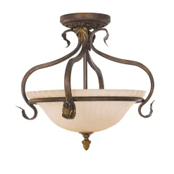New Elstead Deckenleuchte ANABELL 10 Bronze Antik Ø42cm Lampe