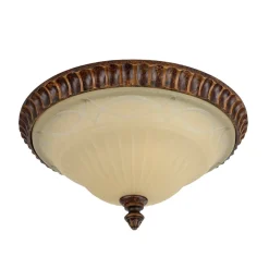 Online Elstead Deckenleuchte ANABELL 1 Creme Ø33cm Landhaus Lampe