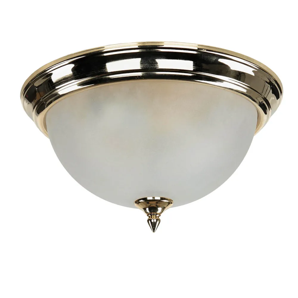 Sale Lido Deckenleuchte Antik in Messing Creme Wohnzimmer