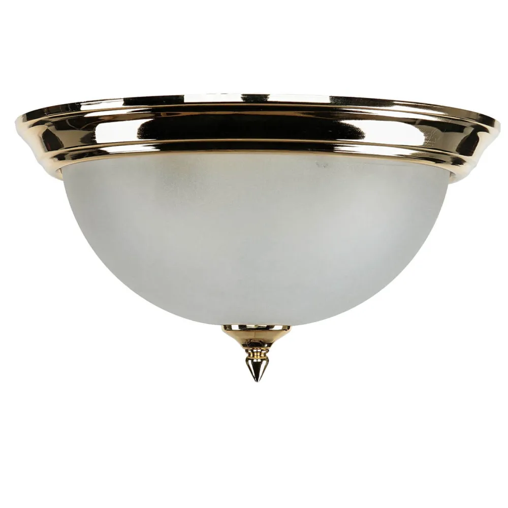 Sale Lido Deckenleuchte Antik in Messing Creme Wohnzimmer