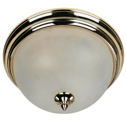 Sale Lido Deckenleuchte Antik in Messing Creme Wohnzimmer