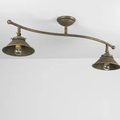 Giovanni Battista Deckenleuchte Antik Messing Vintage Verstellbar* Wohnzimmerlampen|Messinglampen