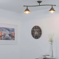 Giovanni Battista Deckenleuchte Antik Messing Vintage Verstellbar* Wohnzimmerlampen|Messinglampen