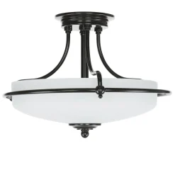 Elstead Deckenleuchte ASPERO Bronze Ø43cm Flur Lampe* Glaslampen|Designerlampen