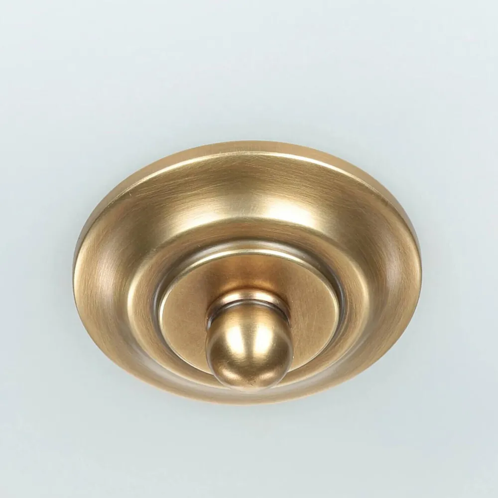 Elstead Deckenleuchte ASPERO Messing Creme 4xE27 Lampe* Designerlampen|Jugendstil Lampen