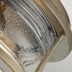 Elstead Deckenleuchte außen Aluminium Glas B: 30,5 cm IP44 E27* Metall Lampen|Vintage Lampen