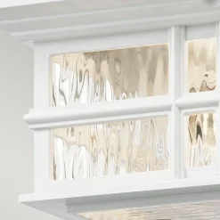 Sale Elstead Deckenleuchte außen IP44 E27 Glas Rustikal Weiß