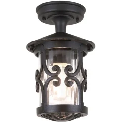 Elstead Deckenleuchte Außen Schwarz Rustikal IP23 Terrasse* Vintage Lampen|Rustikale Lampen