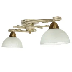 Discount Easylight Deckenleuchte AURORA WHITE in Shabby Weiß 2-flmg