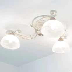 Luminex Deckenleuchte AURORA WHITE Ø78cm 3-flmg* Deckenleuchten|Flurlampen