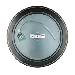 Easylight Deckenleuchte Bad IP44 E27 Ø 40 cm rund Glas Metall