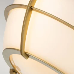 Outlet Elstead Deckenleuchte Badezimmer Metall Glas E27 IP44 D: 32,7 cm rund