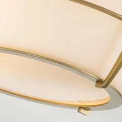 Outlet Elstead Deckenleuchte Badezimmer Metall Glas E27 IP44 D: 32,7 cm rund