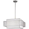New Elstead Deckenleuchte BIRO Silber Design Lampe Wohnzimmer