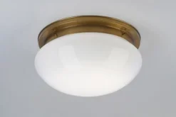 Hot Berliner Messingleuchten Deckenleuchte blendarm Berliner Messing Glas Ø41 cm E27