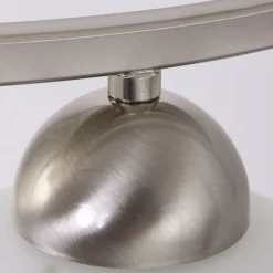 Steinhauer Deckenleuchte blendarm Metall Glas in Stahl Weiß 112 cm* Deckenleuchten|Badezimmer Lampe