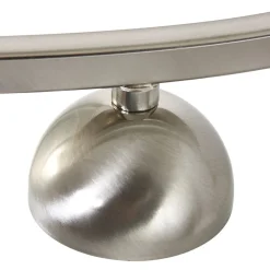 Steinhauer Deckenleuchte blendarm Metall Glas in Stahl Weiß 112 cm* Deckenleuchten|Badezimmer Lampe