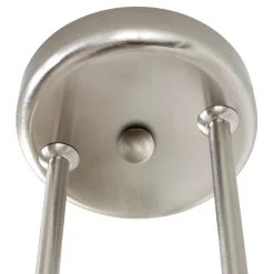 Steinhauer Deckenleuchte blendarm Metall Glas in Stahl Weiß 112 cm* Deckenleuchten|Badezimmer Lampe