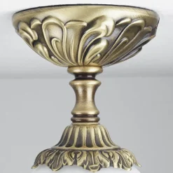 Giovanni Battista Deckenleuchte Bronze Hell Glasschirm Beatrice