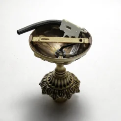 Giovanni Battista Deckenleuchte Bronze Hell Glasschirm Beatrice