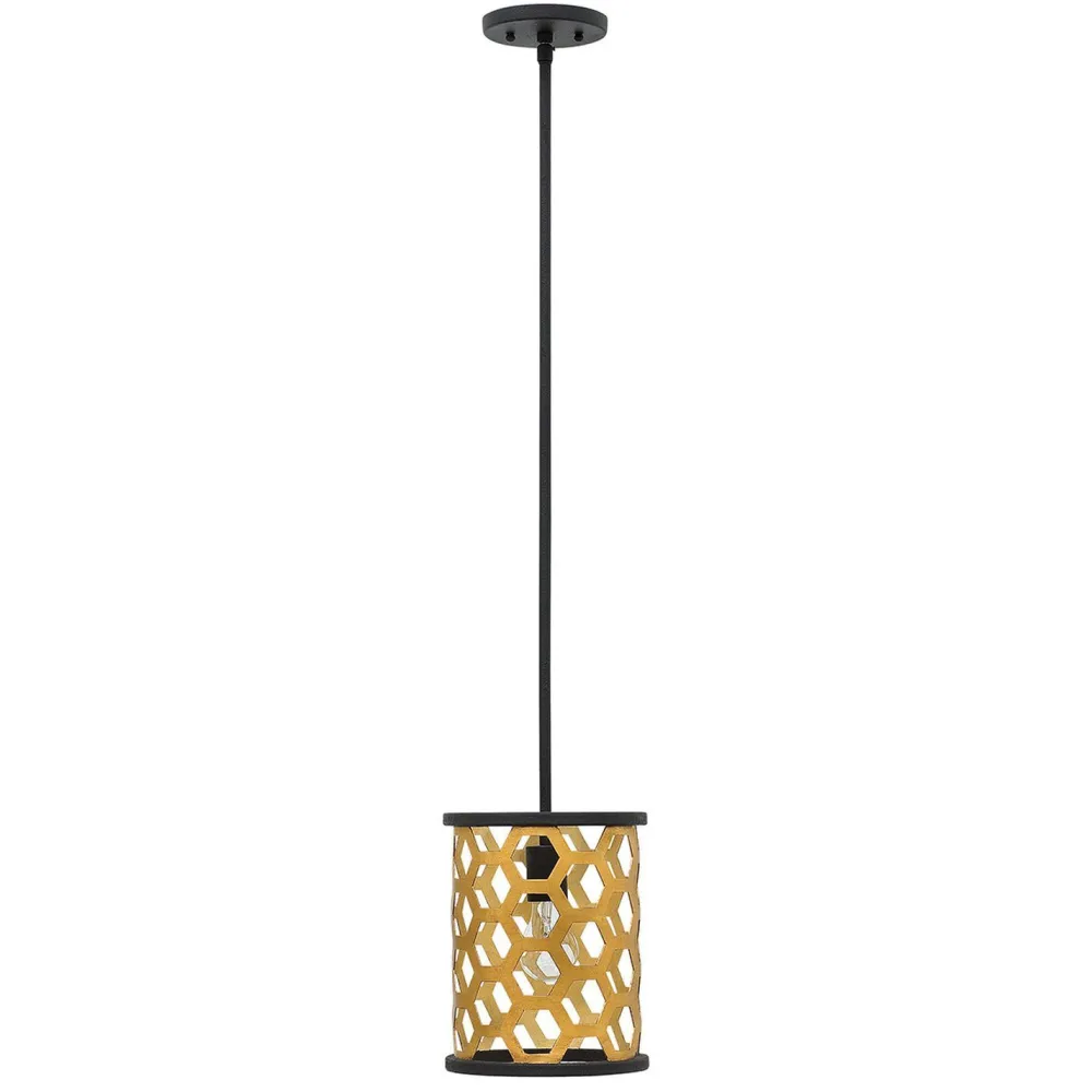 Elstead Deckenleuchte CELLA Gold Schwarz verstellbar Lampe* Deckenleuchten|Moderne Lampen