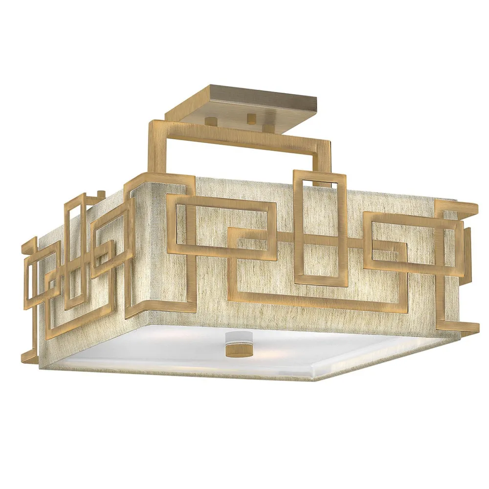 Elstead Deckenleuchte CHINO Bronze eckig Esszimmer Lampe* Flurlampen|Bürolampen