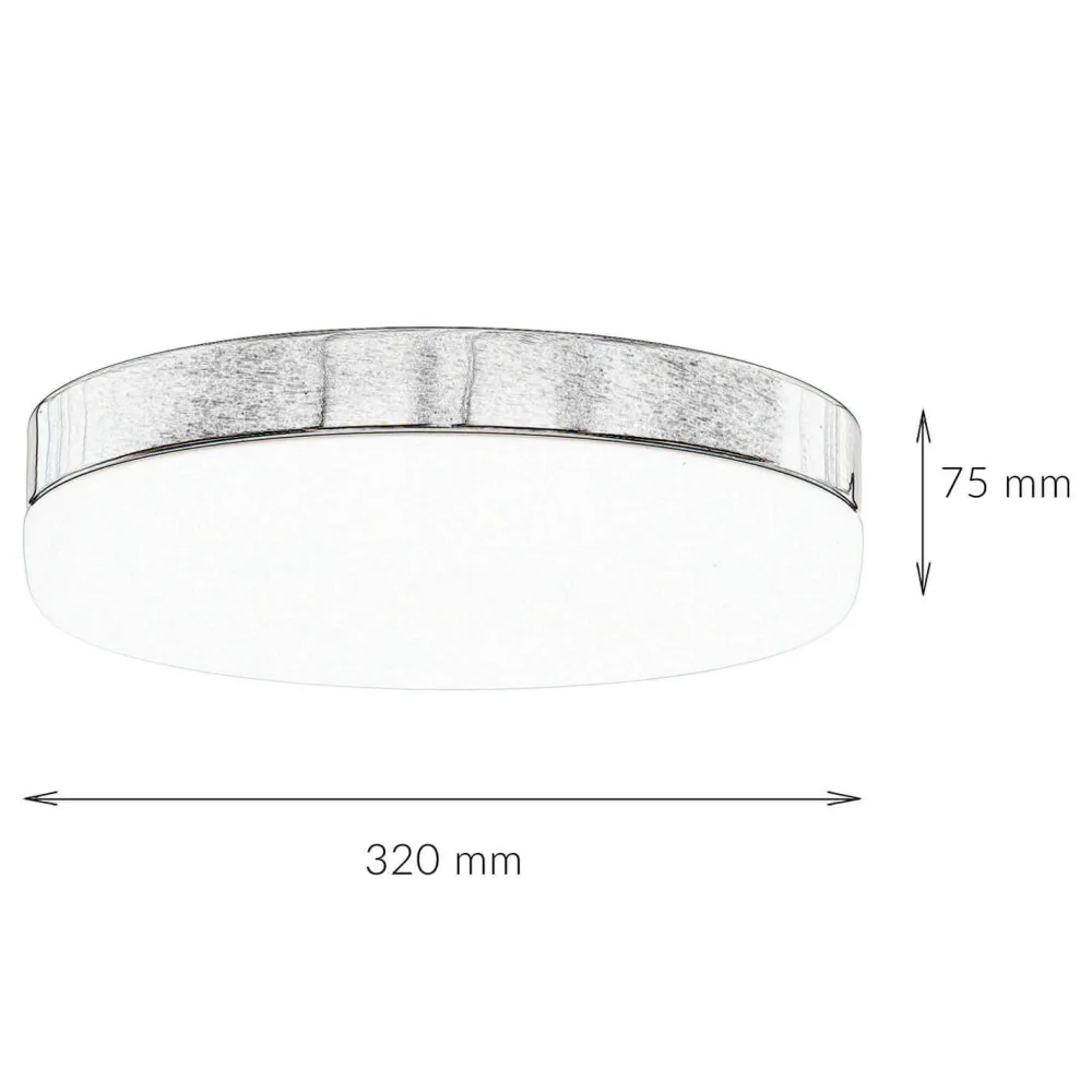 Sale Nowodvorski Deckenleuchte Chrom Bad Wohnzimmer Lampe MONI