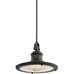 New Elstead Deckenleuchte DEFNE in Bronze Ø36cm kürzbar Lampe