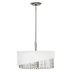 Elstead Deckenleuchte DISFARE Nickel 3xE14 kürzbar Lampe* Deckenleuchten|Jugendstil Lampen