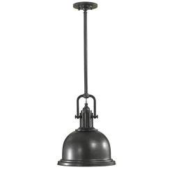 Outlet Elstead Deckenleuchte E27 in Bronze Metall Industrial MORGANNA