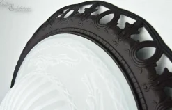 Discount Trio Reality Deckenleuchte E27 Mit Glas Rustikal Weiß