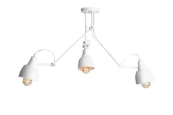 ALDEX Deckenleuchte E27 Weiß Metall 80 cm lang flexibel* Deckenleuchten|Wandleuchten