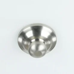 Elstead Deckenleuchte E27 Weiß Nickel Ø37cm Glas Metall