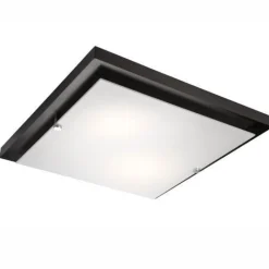 Outlet Lamkur Deckenleuchte ERIN Braun Modern quadratisch