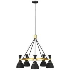 Best Elstead Deckenleuchte Esszimmer Esstisch Schwarz Messing