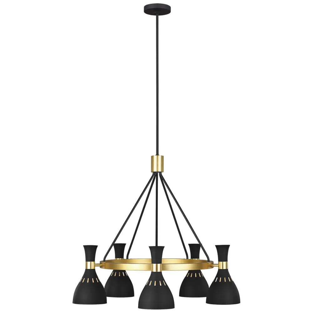 Best Elstead Deckenleuchte Esszimmer Esstisch Schwarz Messing