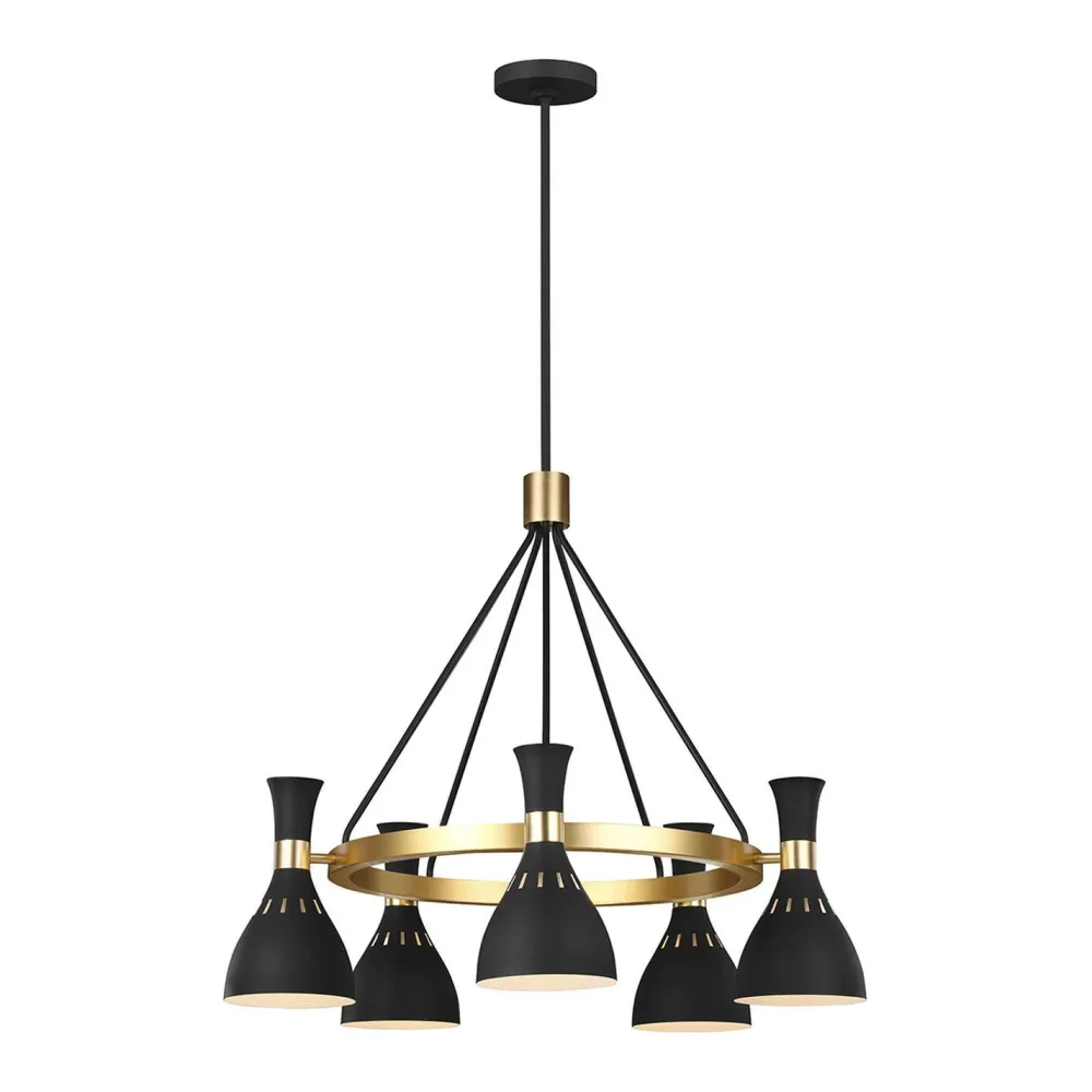 Best Elstead Deckenleuchte Esszimmer Esstisch Schwarz Messing