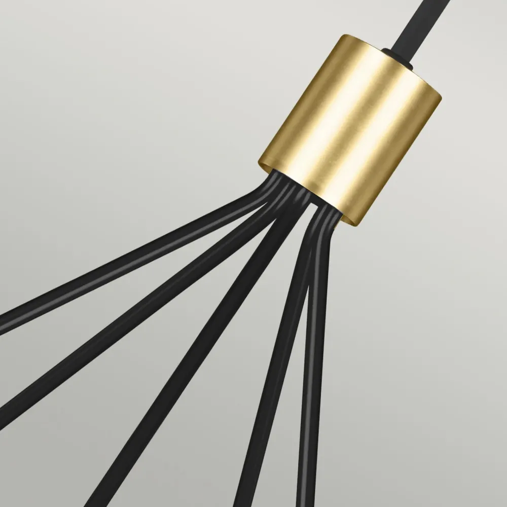 Best Elstead Deckenleuchte Esszimmer Esstisch Schwarz Messing