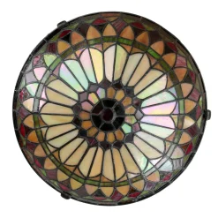 Elstead Deckenleuchte FARFALLA 10 Buntglas Tiffany Lampe* Deckenleuchten|Flurlampen