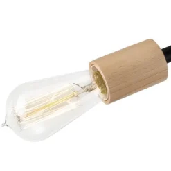 Lamkur Deckenleuchte flexibel Schwarz Modern Wohnzimmer* Deckenleuchten|Flurlampen