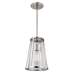 Online Elstead Deckenleuchte FLOR in Nickel Ø20cm Esstisch Lampe