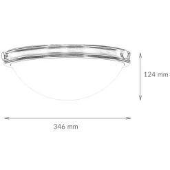 Elstead Deckenleuchte für Wohnzimmer in Messing Jugendstil* Deckenleuchten|Flurlampen